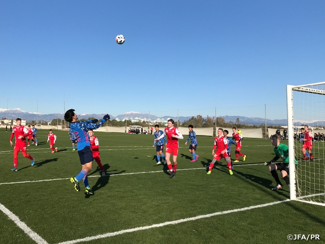 U-16 Japan National Team win second international friendly match against Czech Republic 3-0