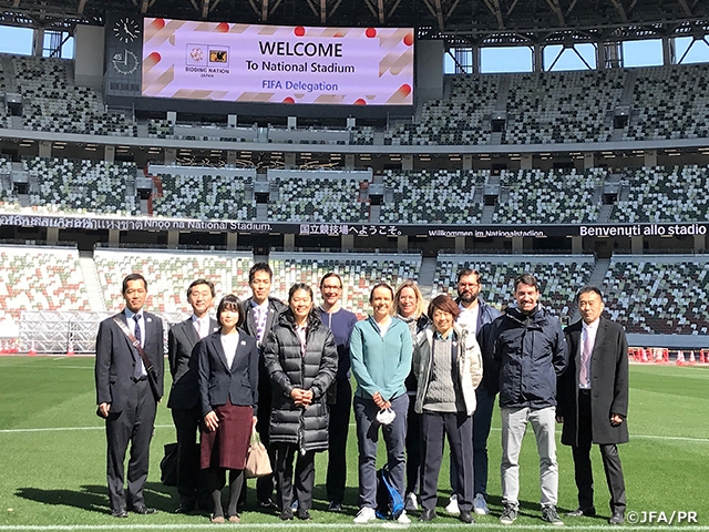 FIFA女子ワールドカップ2023を日本に！FIFAによる視察スタート