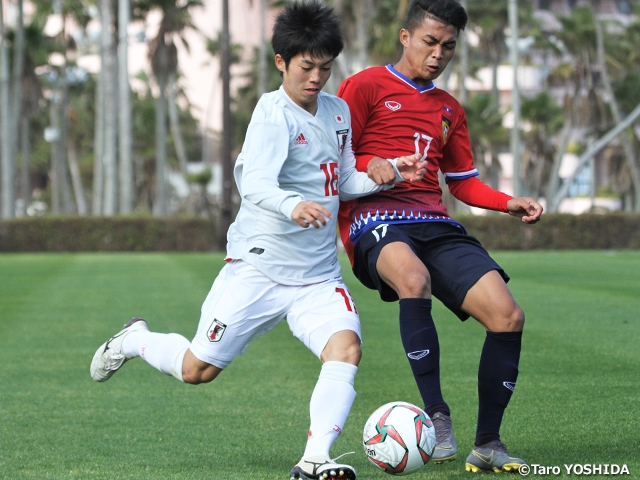 U-17日本代表　U-19ラオス代表との第2戦に2-1で勝利 ～JENESYS2019 青少年サッカー交流大会～