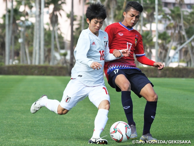 U-17日本代表　U-19ラオス代表との第2戦に2-1で勝利 ～JENESYS2019 青少年サッカー交流大会～