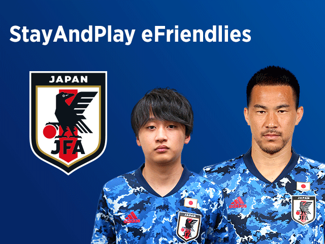 サッカーe日本代表 Web Nasri選手と岡崎慎司選手　FIFA eNations StayAndPlay Cupに出場