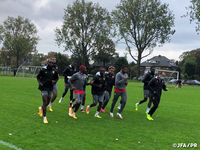 Cameroon National Team conducts training session - International Friendly Match ＠Utrecht, Netherlands
