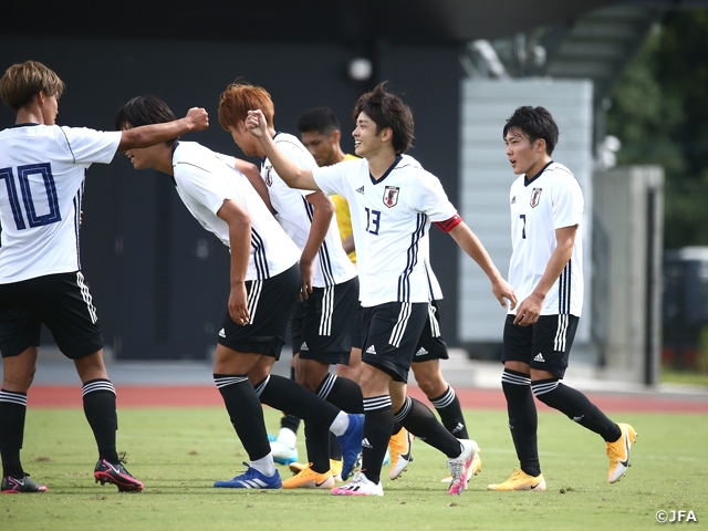 U-19日本代表候補　AFC U-19選手権に向けて充実したキャンプを終了