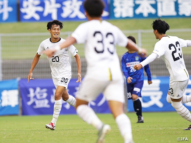 Fukuyama City FC wins match between first timers to advance to the 3rd round of Emperor's Cup JFA 100th Japan Football Championship