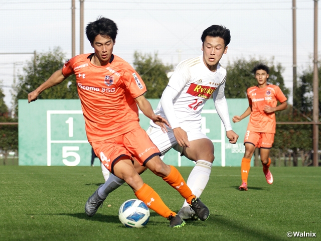 Omiya Ardija claims second place with win over Ryutsu Keizai Kashiwa at the Prince Takamado Trophy JFA U-18 Football Premier League 2020 Kanto