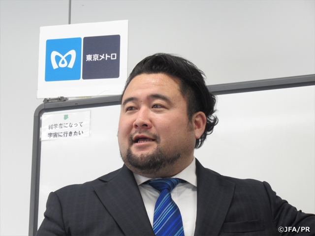JFAこころのプロジェクト 東京地下鉄株式会社協賛「夢の教室」オンラインを実施