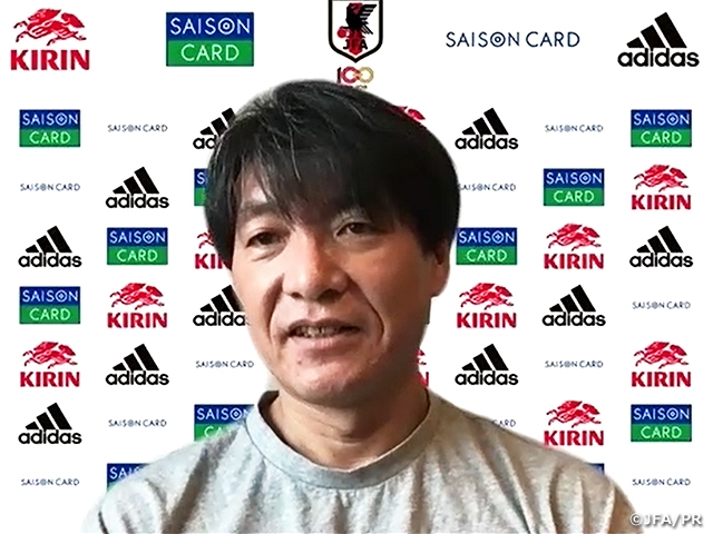 “Deliver a victory to our fans” U-24 Japan National Team holds training session and press conference ahead of second match of the SAISON CARD CUP 2021