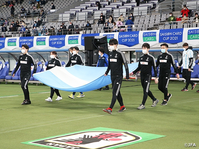 JFAユースプログラムを実施 ～SAISON CARD CUP　2021 U-24日本代表 対 U-24アルゼンチン代表（3.26＠東京スタジアム）