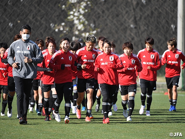 なでしこジャパン　国際親善試合に向けて活動をスタート