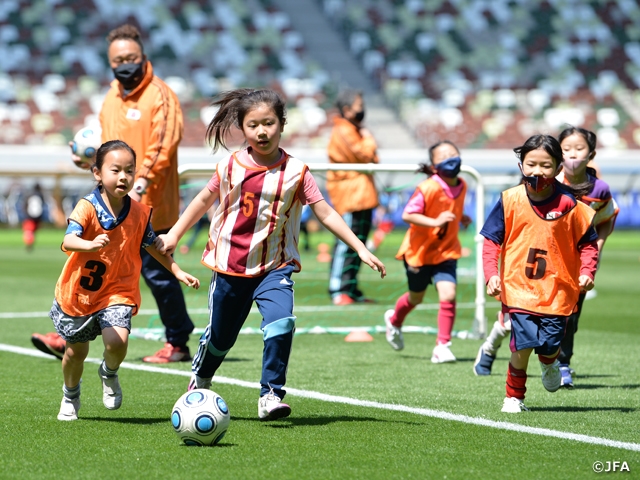 JFAレガシープログラムの一環としてJFAなでしこひろばを開催 ～東京都サッカー協会の取り組み～