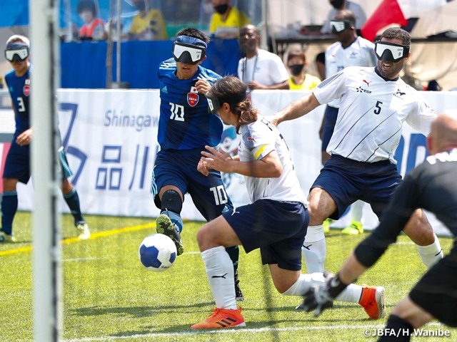 ブラインドサッカー男子日本代表はフランスに勝利し白星スタート「Santen IBSA ブラインドサッカーワールドグランプリ 2021 in 品川」1日目