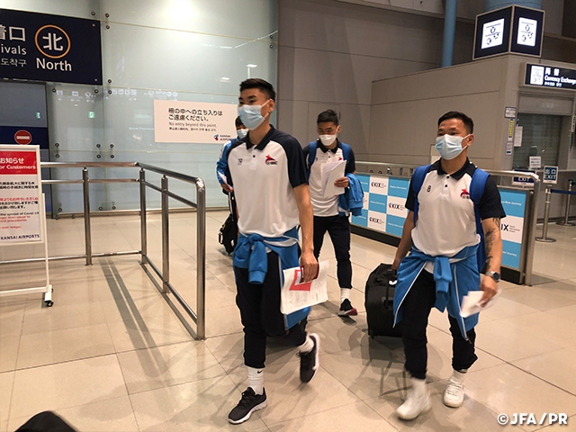 Mongolia National Team arrives in Japan ahead of World Cup qualifiers