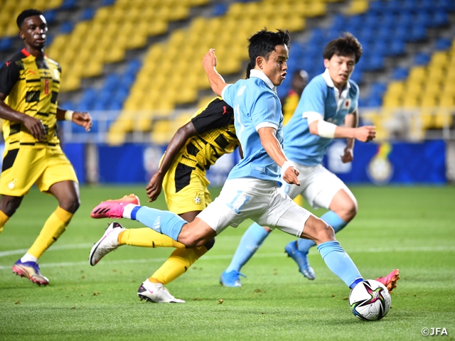 U-24 Japan National Team defeats Ghana 6-0 in first match with OA Players