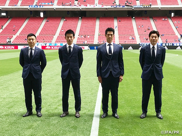 Introduction of the referees in charge of the International Friendly Match between U-24 Japan National Team and Jamaica National Team
