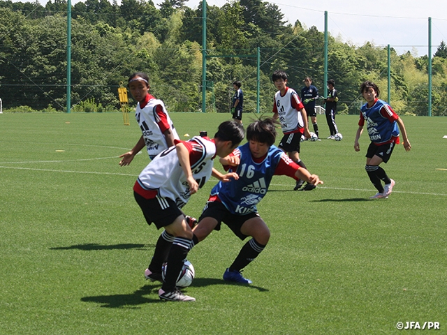 U-16日本女子代表候補　新たなチームスローガンとともに活動開始