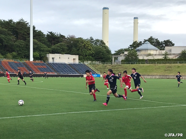 U-16日本女子代表候補　トレーニングマッチでトレーニングの成果を発揮