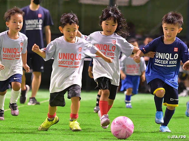 JFAユニクロサッカーキッズ in 福岡PayPayドームに1,158名のキッズが参加