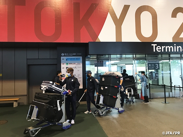 U-24 Honduras National Team arrive in Japan ahead of KIRIN CHALLENGE CUP 2021 (7/12＠Osaka)