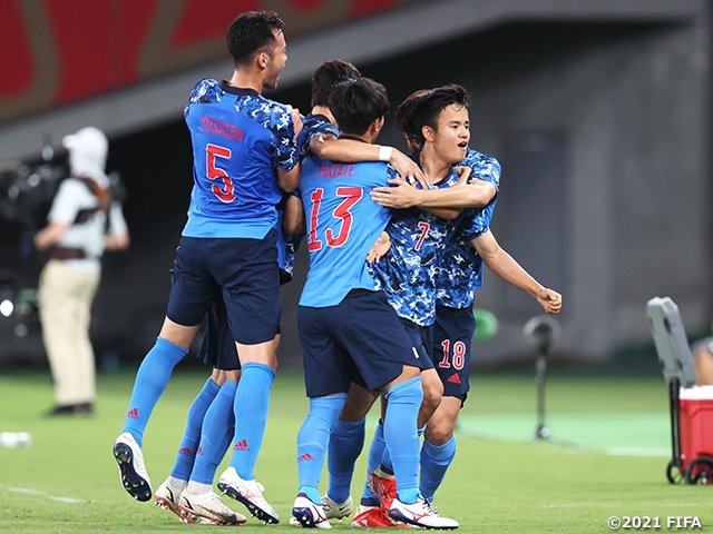 U-24 Japan National Team start off group stage with a victory at the Games of the XXXII Olympiad (Tokyo 2020)