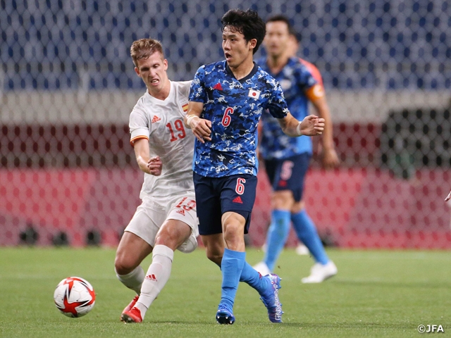 U-24 Japan National Team to play in bronze medal match after losing to Spain in semi-final