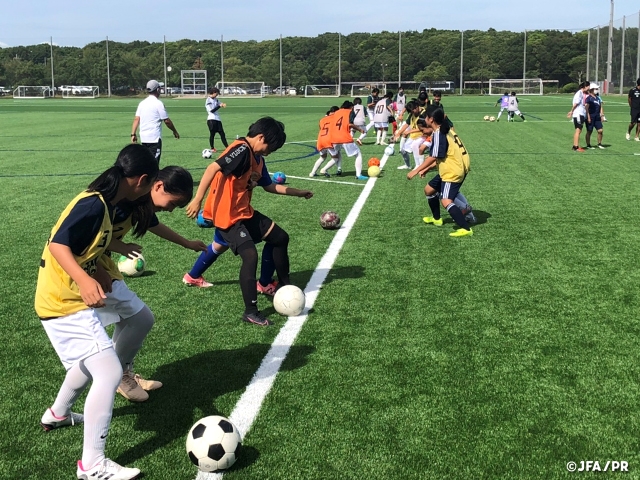 中体連女子育成スクール　～山口県サッカー協会の取り組み