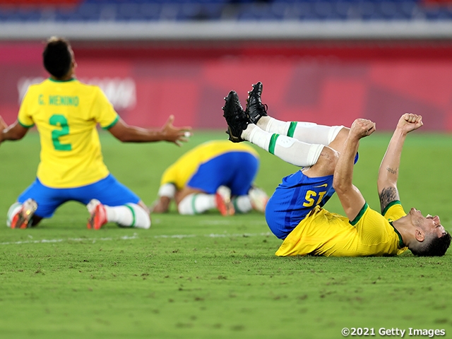 Brazil defend title at the Games of the XXXII Olympiad (Tokyo 2020) men's football tournament