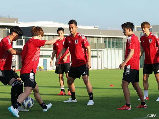 SAMURAI BLUE　最終予選初戦オマーン戦へ向けて非公開練習