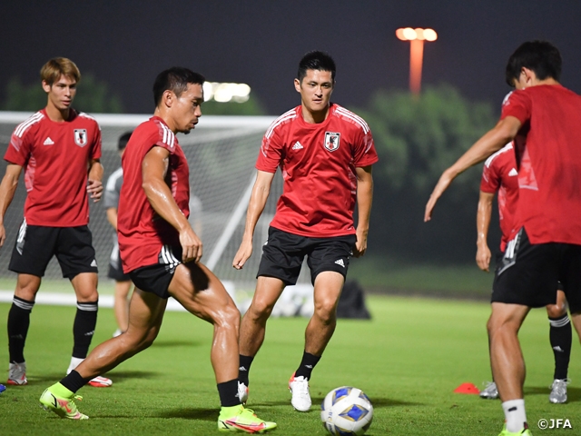 SAMURAI BLUE deepen teamwork ahead of match against China PR