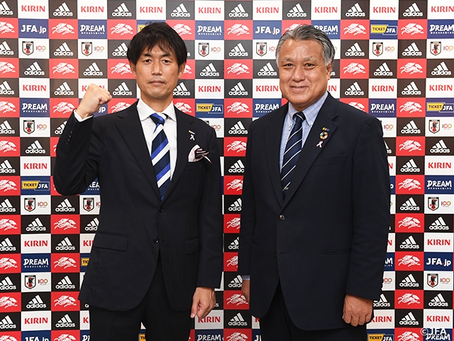 Inauguration press conference held for Nadeshiko Japan’s new coach IKEDA Futoshi “I will devote all my energy to make the football world more exciting”