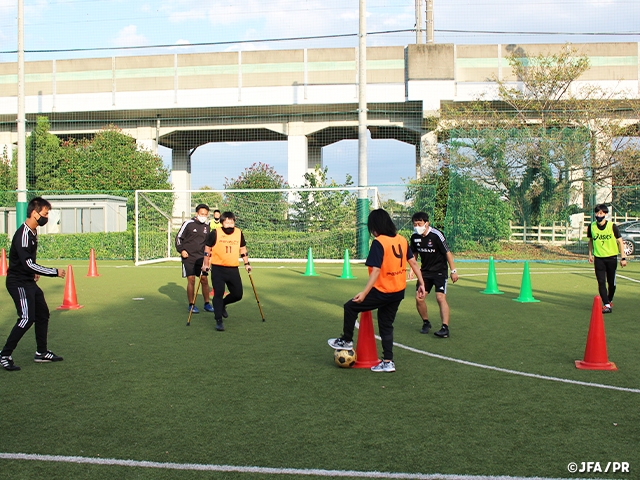 JFA公認指導者研修会［障がい者サッカーコース］を神奈川県・かもめパークで開催