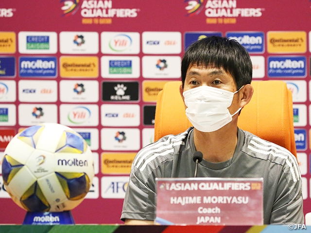 SAMURAI BLUE’s coach MORIYASU “Fully prepared” ahead of away match against Saudi Arabia