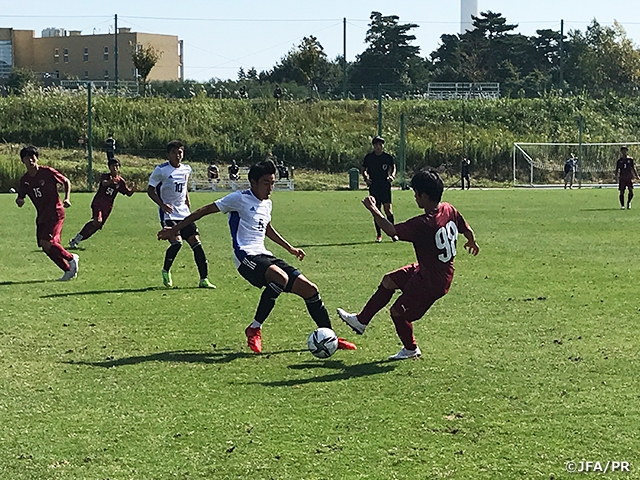 U-16日本代表候補　最終日に尚志高とトレーニングマッチを実施