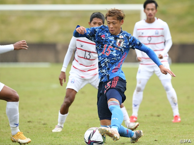 【Match Report】U-22 Japan National Team earn 4-0 victory over Cambodia in their first match of the AFC U23 Asian Cup Uzbekistan 2022™ Qualifiers