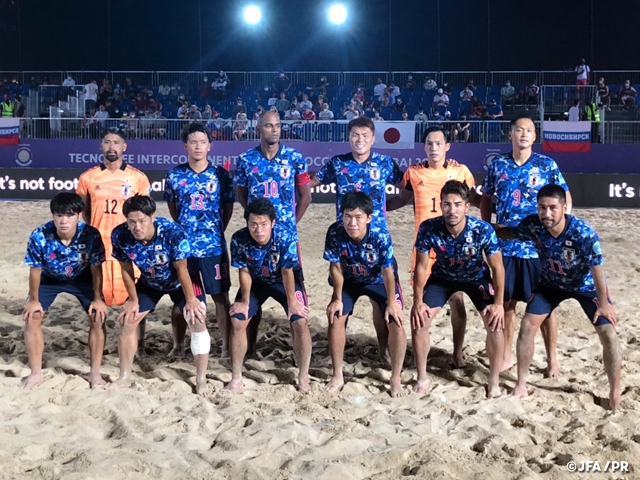 【Match Report】Japan Beach Soccer National Team face World Cup Champions Russia in first group stage match of the Intercontinental Beach Soccer Cup Dubai 2021