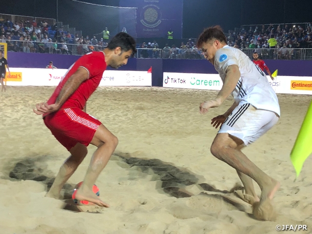 【Match Report】Japan Beach Soccer National Team face AFC rival Iran in second group stage match of the Intercontinental Beach Soccer Cup Dubai 2021