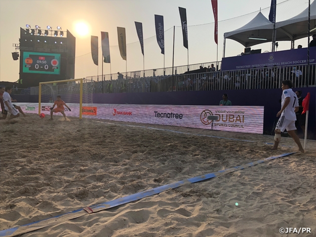 【Match Report】Japan Beach Soccer National Team defeat Spain in the Intercontinental Beach Soccer Cup Dubai 2021 5th/6th place play-off