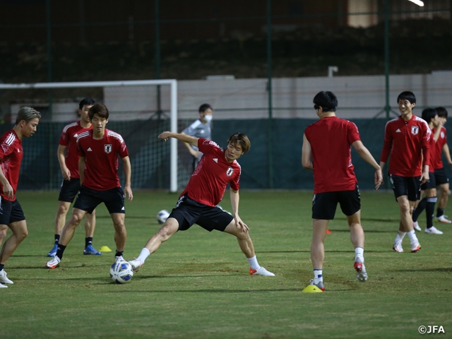 SAMURAI BLUE　オマーン戦に向けて非公開練習スタート