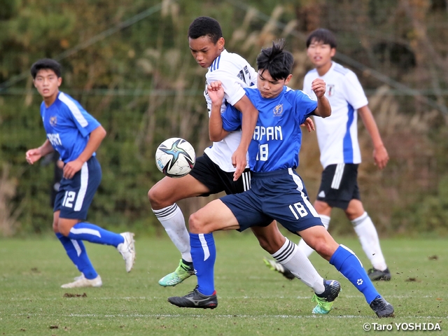 U-16日本代表候補　Jヴィレッジでの活動を優勝で締め括る