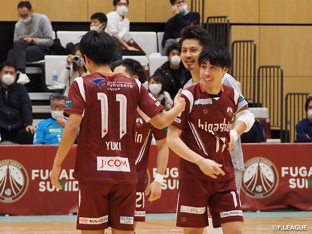 すみだが大量9ゴールで勝利！　名古屋3連勝で首位に返り咲き【Ｆリーグ2021-2022 ディビジョン１ 第17節】