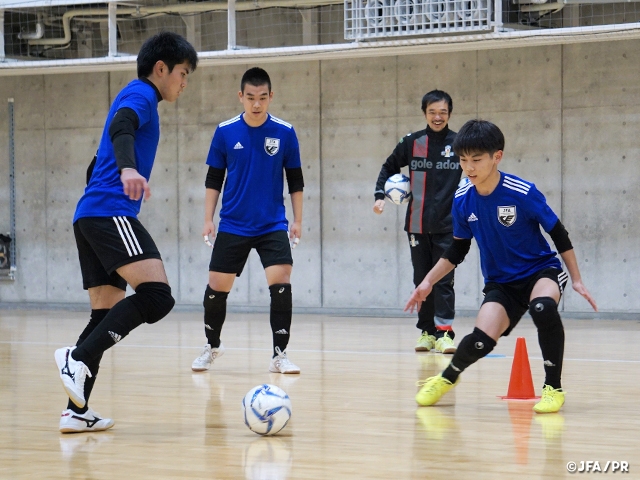 JFAフットサルGKキャンプ2021② フットサル日本代表スタッフに見守られ2日間の活動を実施