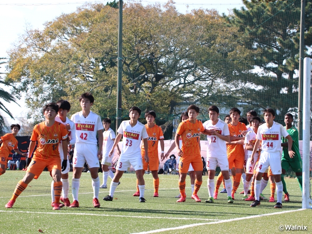 Shimizu suffer painful draw with Ryutsu Keizai Kashiwa at the Prince Takamado Trophy JFA U-18 Football Premier League 2021