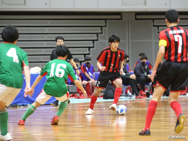 大会2日目を終えベスト4が決まる　JFA 第27回全日本U-15フットサル選手権大会