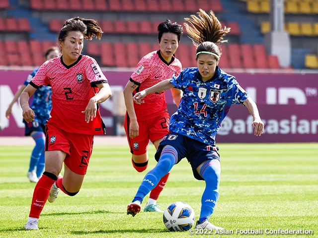 【Match Report】なでしこジャパン、韓国と引き分けるもグループ首位でノックアウトステージへ　AFC女子アジアカップインド2022