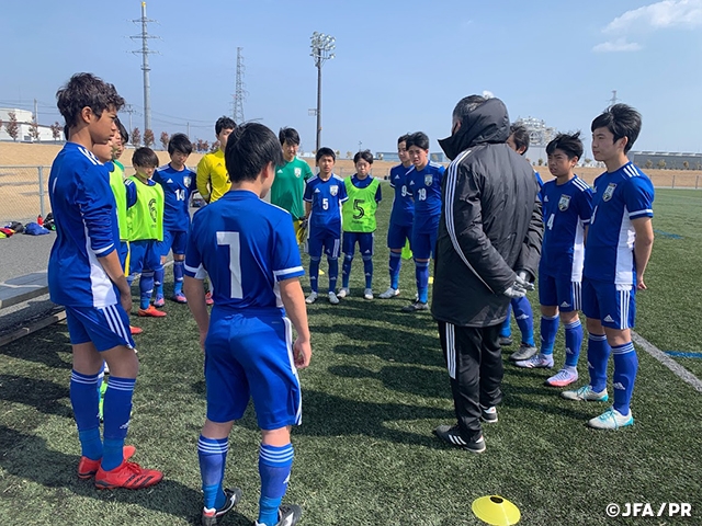 JFAアカデミー福島男子EAST活動レポート　クラブユースサッカー選手権U-15福島県大会が開幕