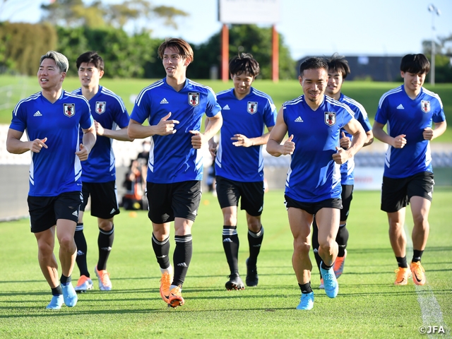 SAMURAI BLUE（日本代表） シドニーでのピッチ初練習を実施