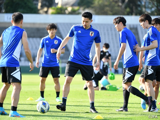 SAMURAI BLUE（日本代表） アジア最終予選オーストラリア戦に向けて調整を続ける