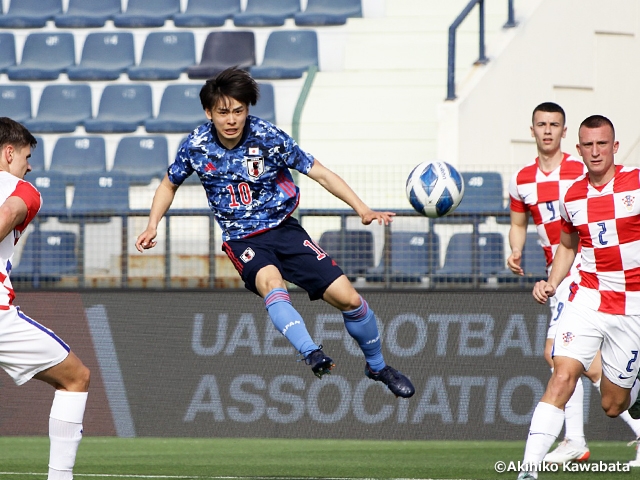 【Match Report】パリへの一歩は白星で。U-21日本代表、ドバイカップ初戦でクロアチアを破る