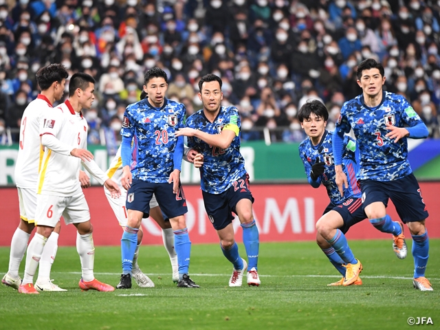 【Match Report】SAMURAI BLUE、吉田選手の得点でベトナムに引き分けてアジア最終予選2位で終了