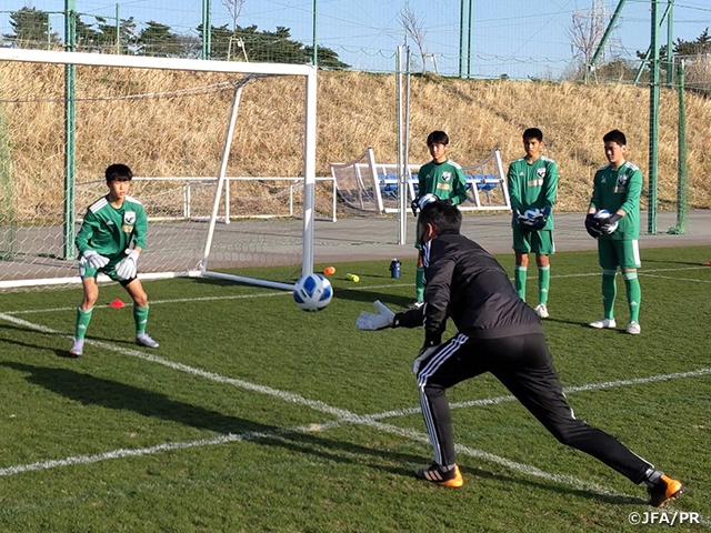 今年度初めてとなる、JFA ナショナルGKキャンプがJヴィレッジでスタート