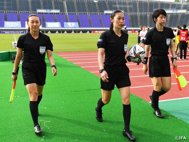 FIFA 女子ワールドカップ オーストラリア＆ニュージーランド 2023に山下良美主審、坊薗真琴副審、手代木直美副審が選出